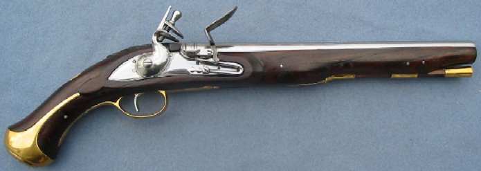 English Flintlock Dragoon Pistol